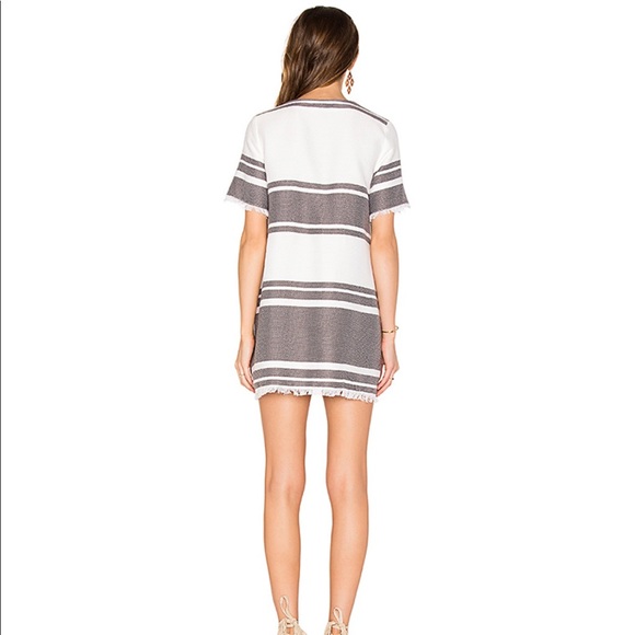 Dolce Vita Seema Dress | Gunmetal & Optic White - Picture 2 of 6